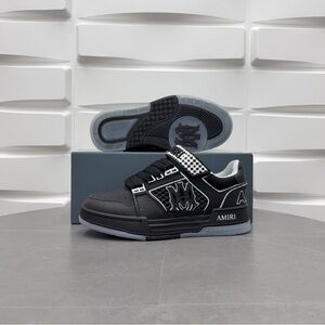 AMIRI Kids Black and Gray Sneakers